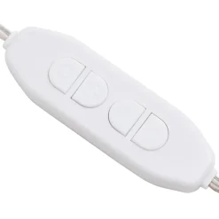 vidaXL Wandspiegel met LED-lampen vierkant glas