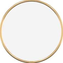 vidaXL Wandspiegel rond Ø20 cm goudkleurig
