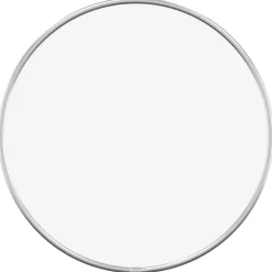 vidaXL Wandspiegel rond Ø30 cm zilverkleurig