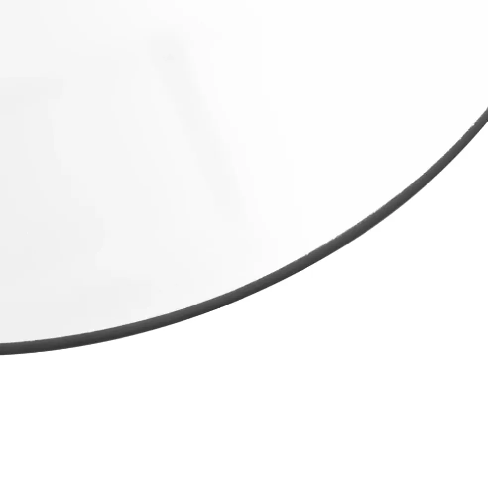 vidaXL Wandspiegelset rond glas 7-delig