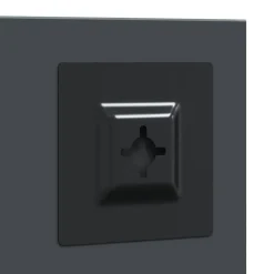 vidaXL Wandspiegel Vierkant 40 x 40 cm gehard glas