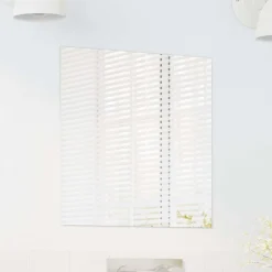 vidaXL Wandspiegel Vierkant 40 x 40 cm gehard glas