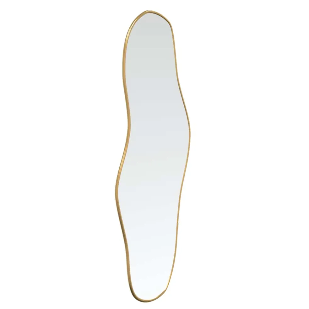 vidaXL Wandspiegel 60x25 cm goudkleurig