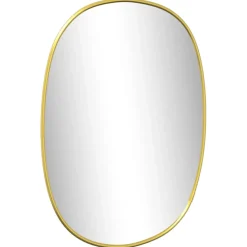 vidaXL Wandspiegel 30x25 cm goudkleurig