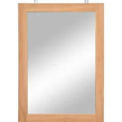 vidaXL Wandspiegel 50x70 cm massief teakhout
