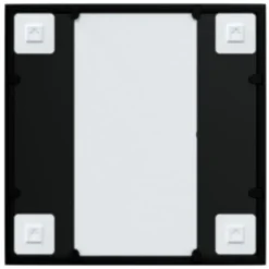 vidaXL Wandspiegel 40x40 cm metaal zwart