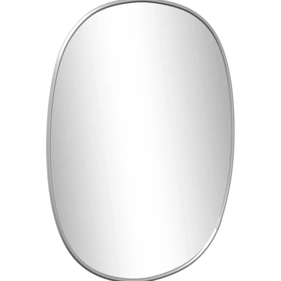 vidaXL Wandspiegel 30x25 cm zilverkleurig