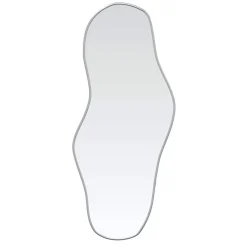 vidaXL Wandspiegel 60x25 cm zilverkleurig