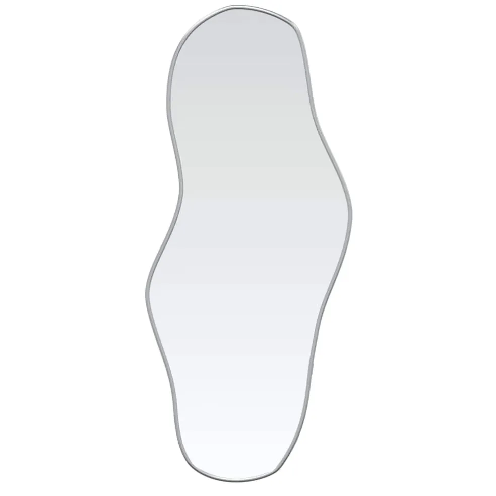 vidaXL Wandspiegel 60x25 cm zilverkleurig