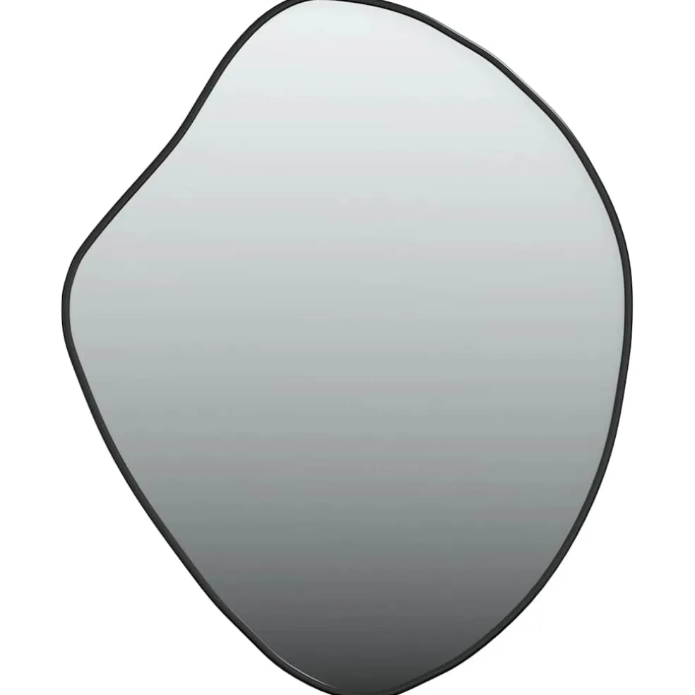 vidaXL Wandspiegel 50x40 cm zwart