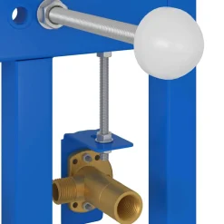 vidaXL Wandsteun voor bidetsysteem Blauw 50 x 3 x 112 cm