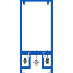 vidaXL Wandsteun voor bidetsysteem Blauw 50 x 3 x 112 cm