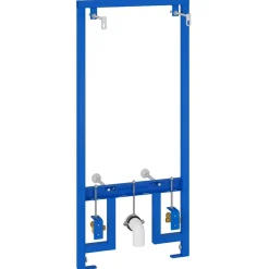vidaXL Wandsteun voor bidetsysteem Blauw 50 x 3 x 112 cm