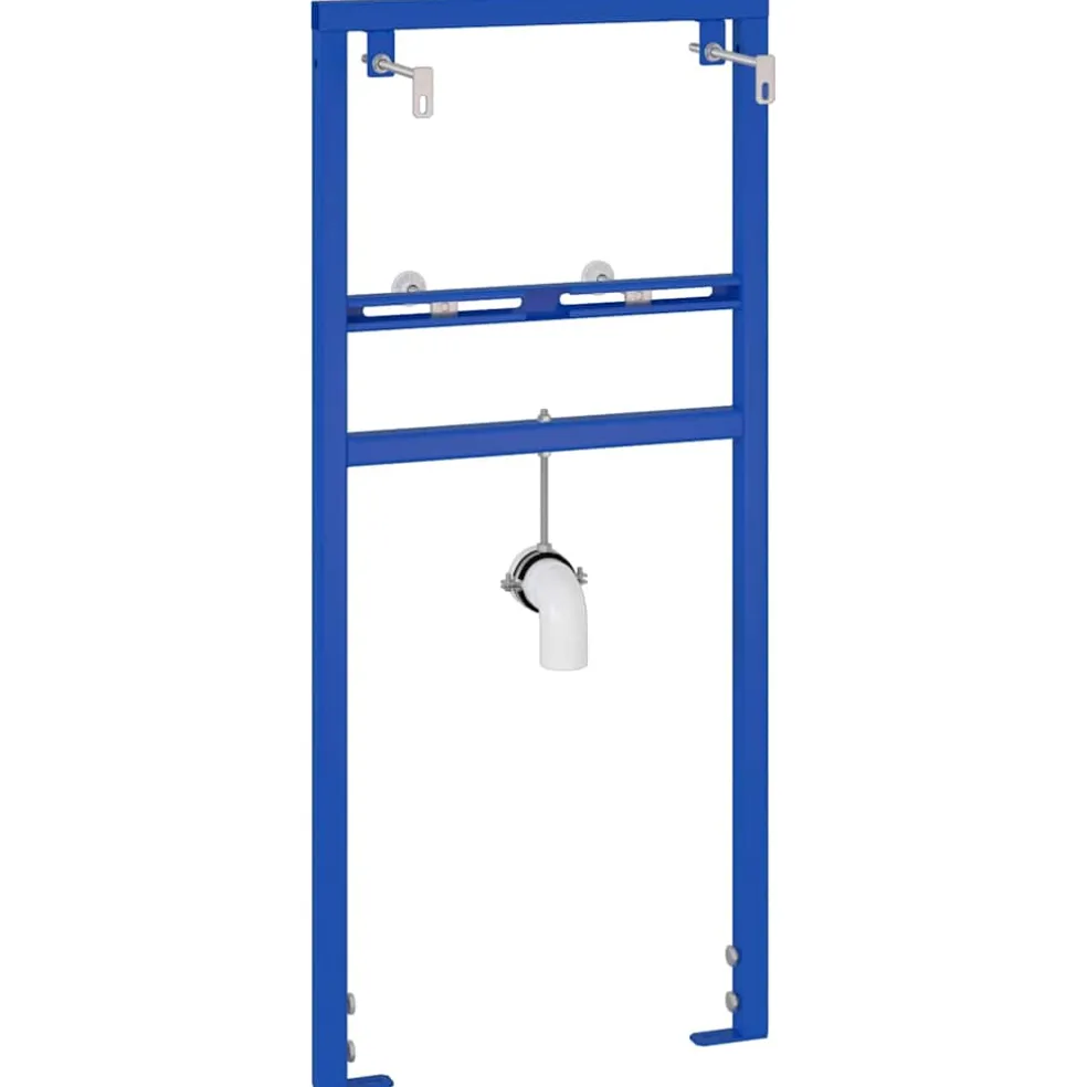 vidaXL Wandsteun voor wastafelsysteem Blauw 50 x 3 x 112 cm