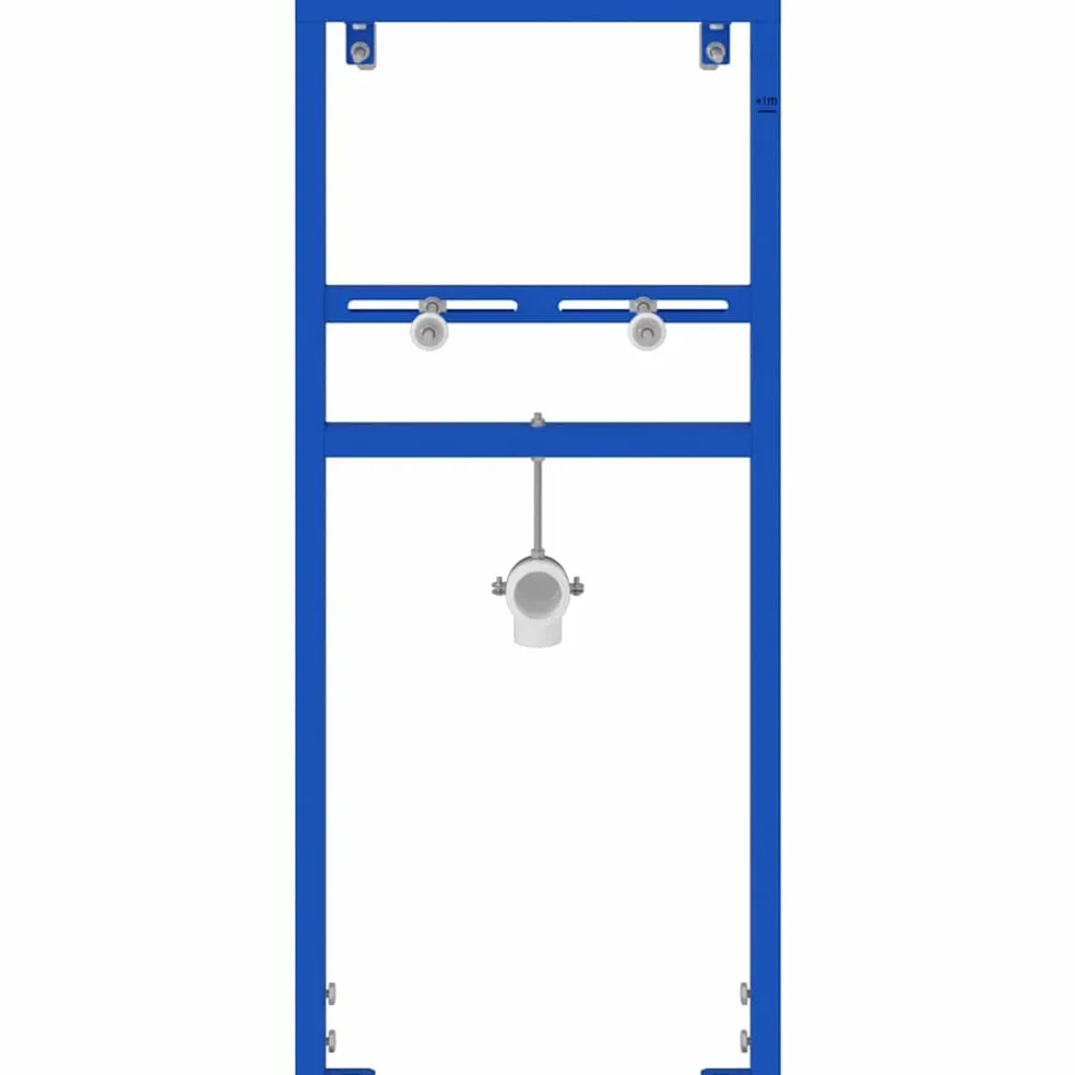 vidaXL Wandsteun voor wastafelsysteem Blauw 50 x 3 x 112 cm