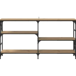 vidaXL Wandtafel Artisan Eiken 150 x 29 x 76,5 cm Bewerkt hout