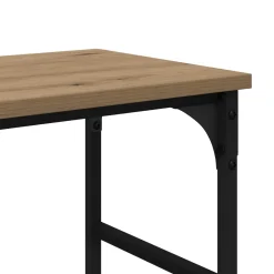 vidaXL Wandtafel Artisan Eiken 150 x 29 x 76,5 cm Bewerkt hout