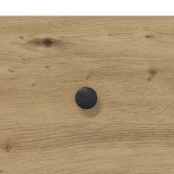 vidaXL Wandtafel Artisan Eiken 100 x 34,5 x 75 cm Bewerkt hout