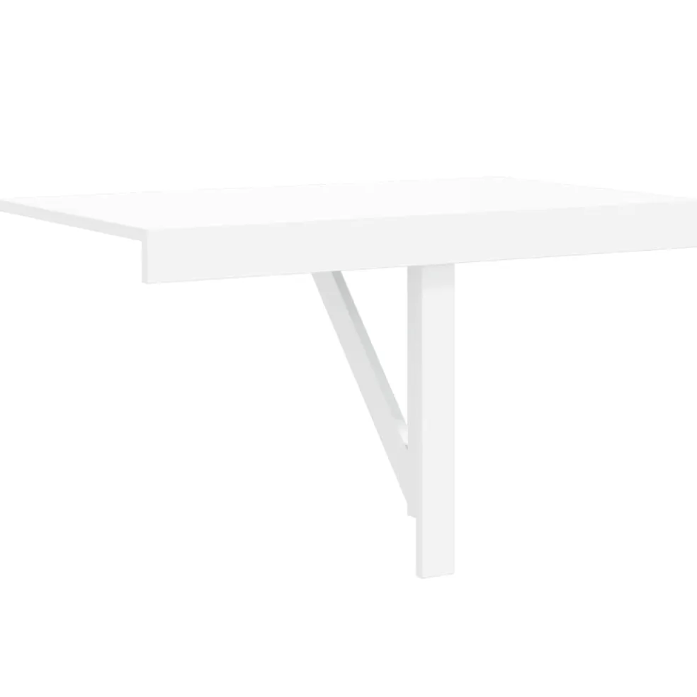 vidaXL Wandtafel inklapbaar 100x60 cm wit