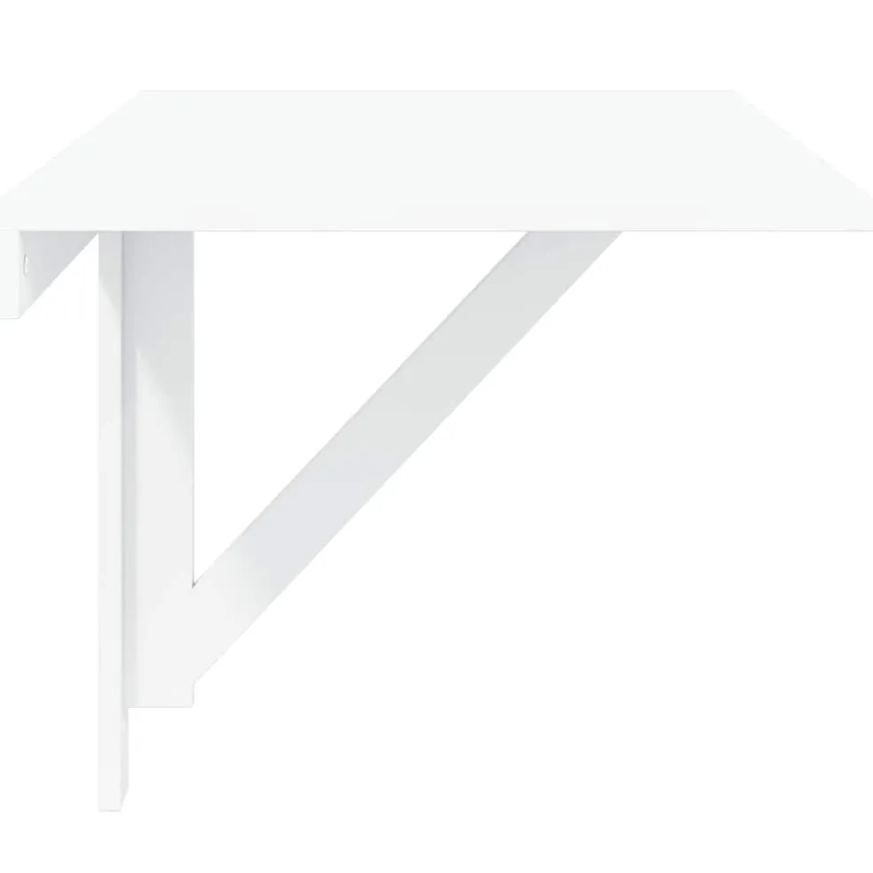 vidaXL Wandtafel inklapbaar 100x60 cm wit