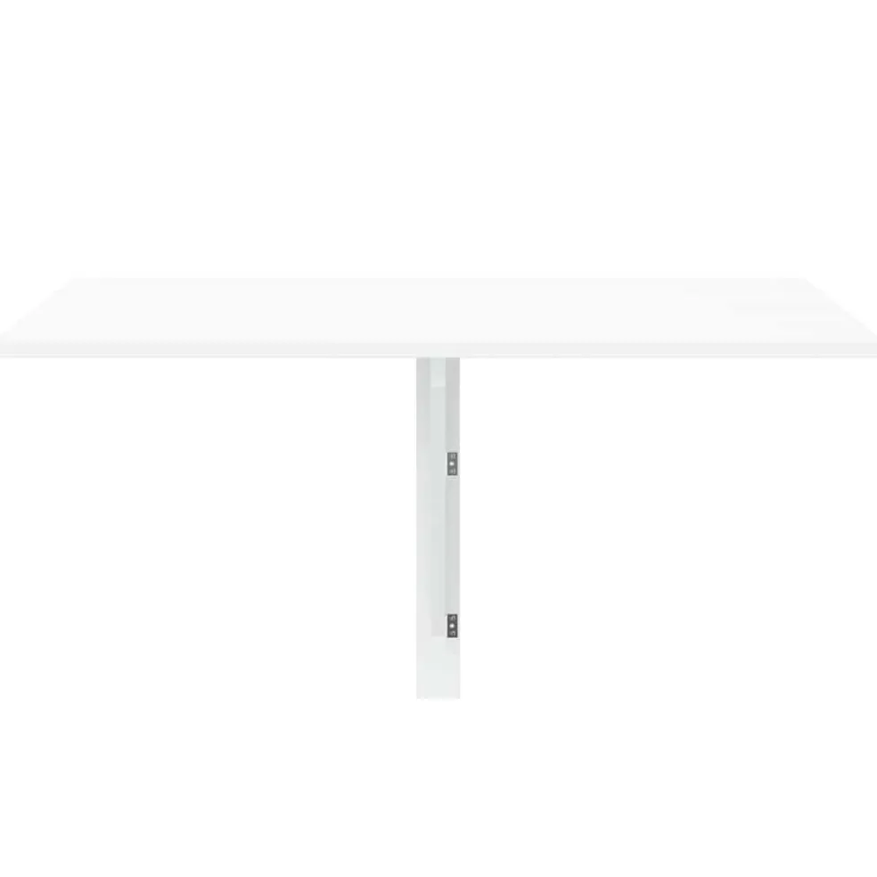 vidaXL Wandtafel inklapbaar 100x60 cm wit