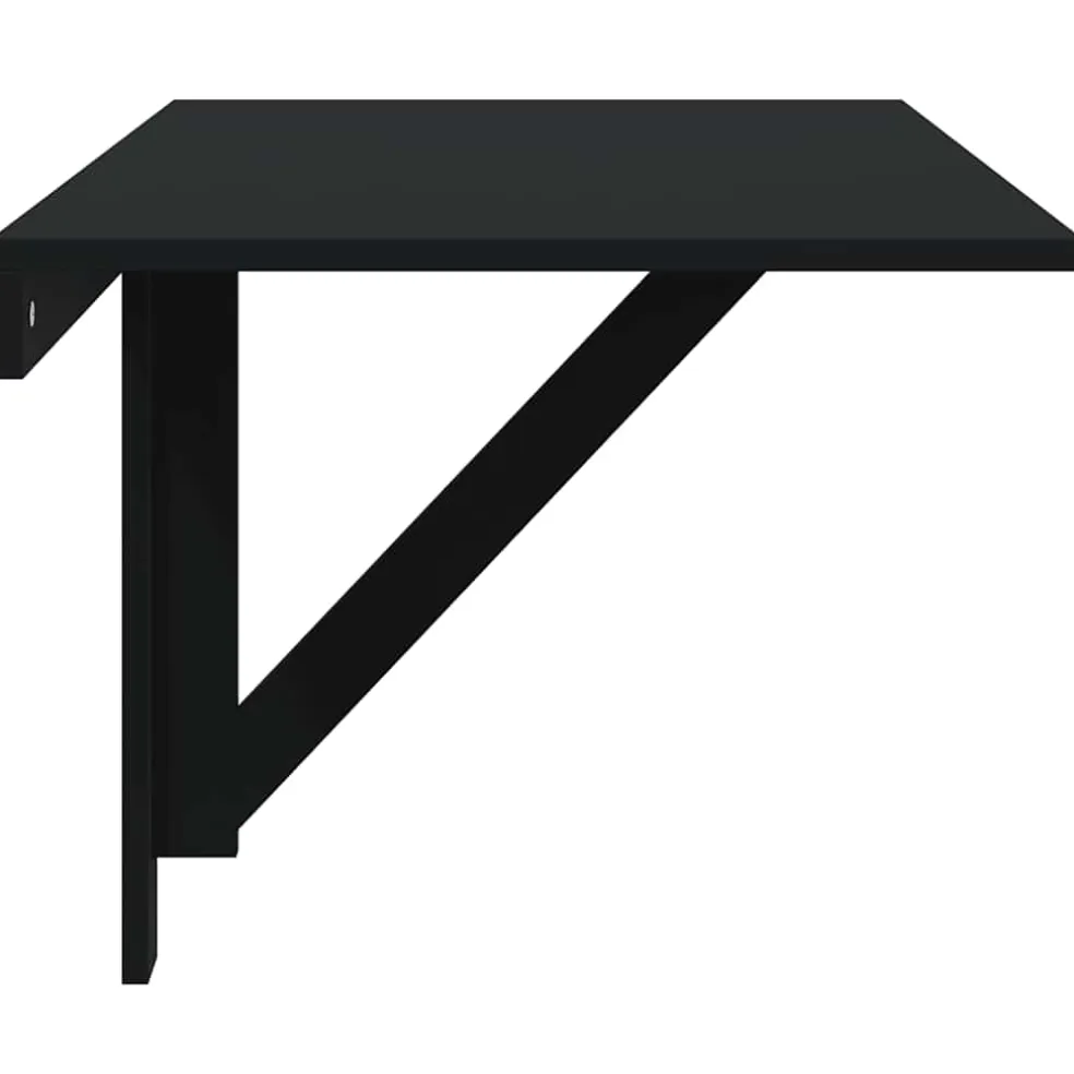 vidaXL Wandtafel inklapbaar 100x60x56 cm bewerkt hout gerookt eiken