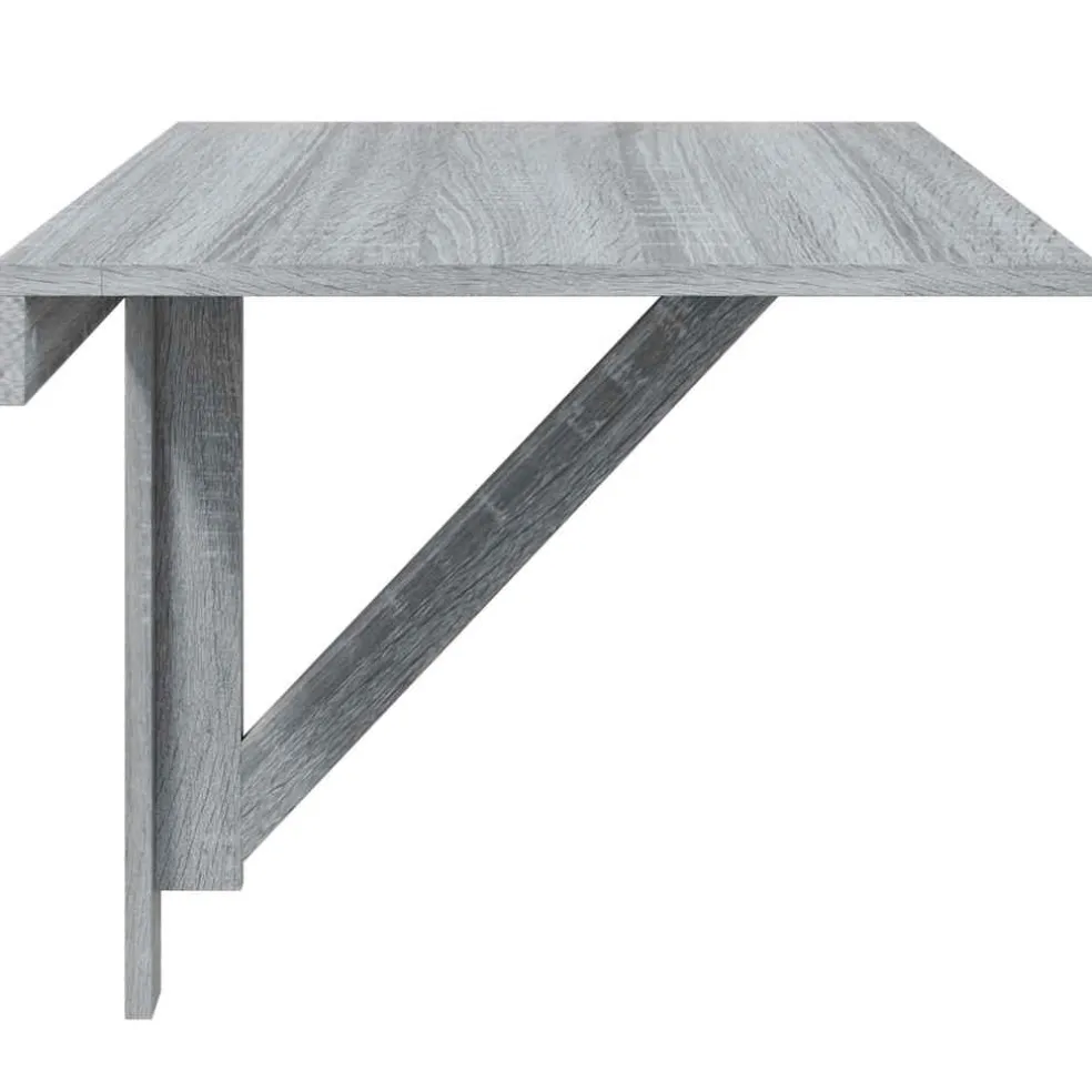 vidaXL Wandtafel inklapbaar 100x60 cm eikenkleurig