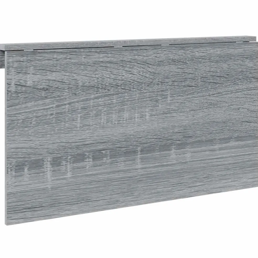 vidaXL Wandtafel inklapbaar 100x60 cm eikenkleurig