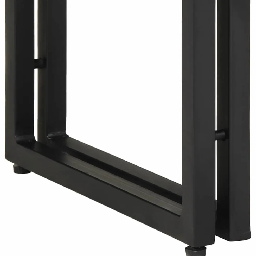 vidaXL Wandtafel Multikleur 120 x 33 x 75 cm Massief Gerecycled Hout