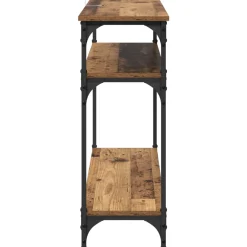 vidaXL Wandtafel Oud Hout 100 x 29 x 75 cm Bewerkt hout