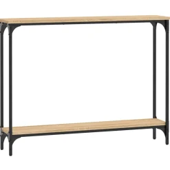 vidaXL Wandtafel 100x22,5x75 cm bewerkt hout sonoma eikenkleurig