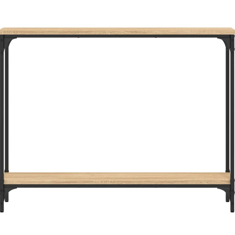 vidaXL Wandtafel 100x22,5x75 cm bewerkt hout sonoma eikenkleurig