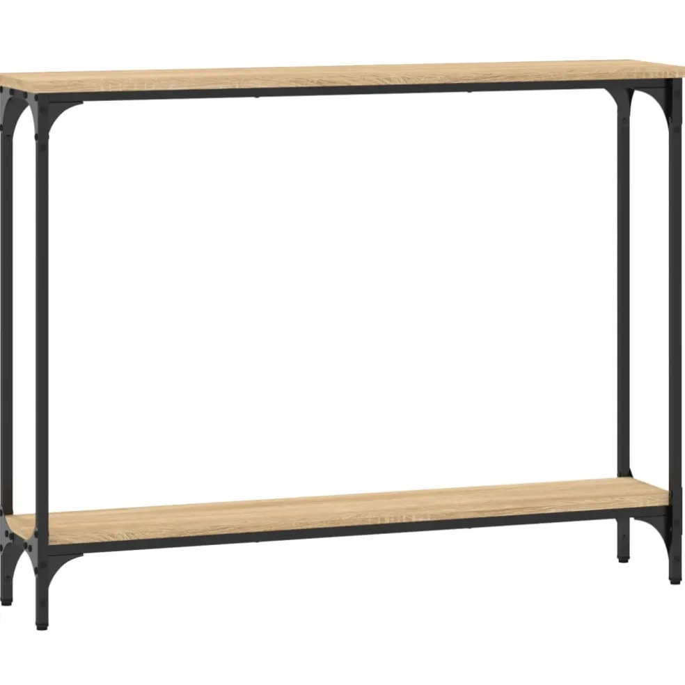 vidaXL Wandtafel 100x22,5x75 cm bewerkt hout sonoma eikenkleurig
