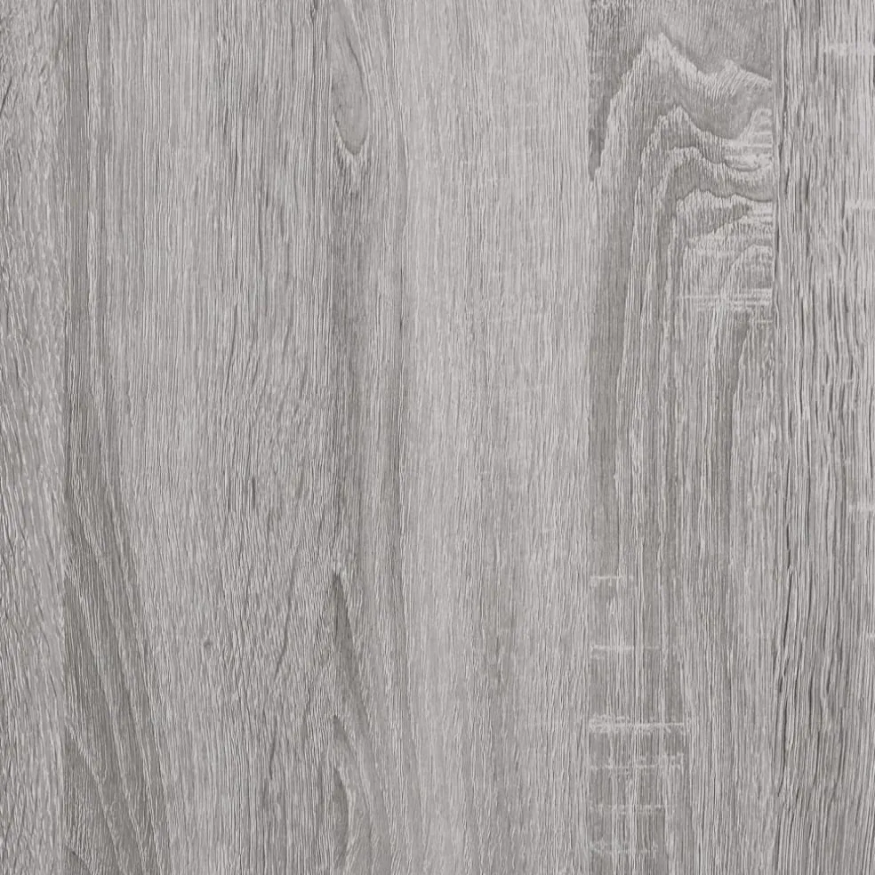 vidaXL Wandtafel 100x25x75 cm bewerkt hout grijs sonoma eikenkleurig