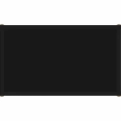 vidaXL Wandtafel 60x35x75 cm gehard glas zwart