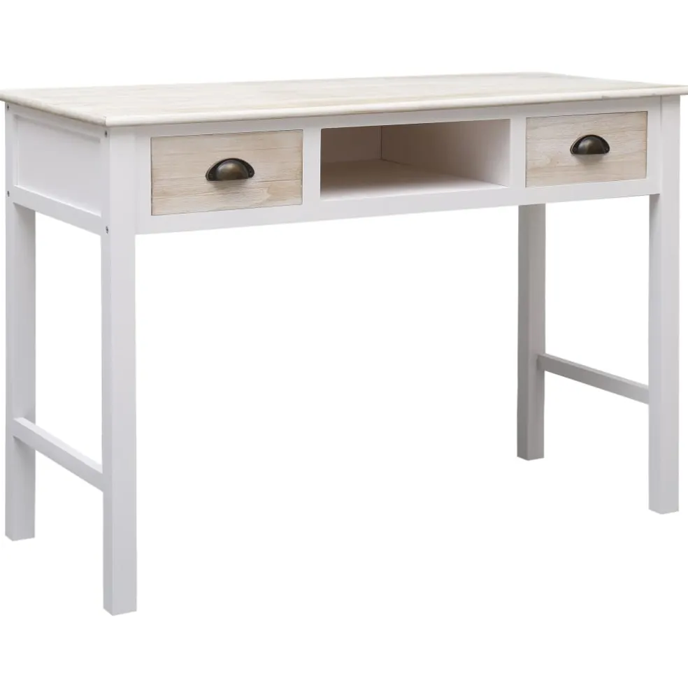 vidaXL Wandtafel 110x45x76 cm hout