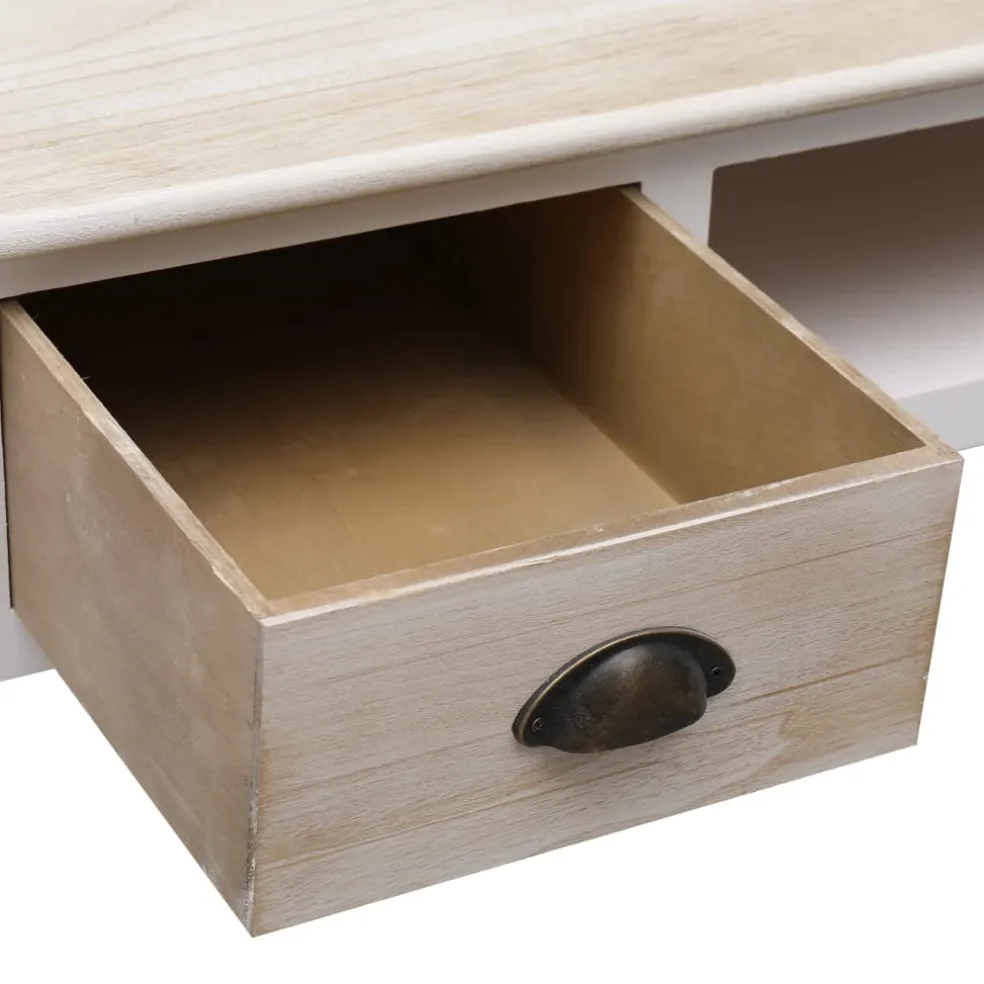 vidaXL Wandtafel 110x45x76 cm hout