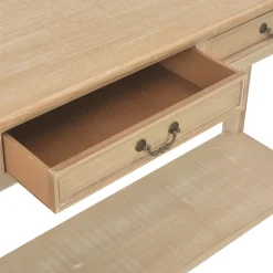 vidaXL Wandtafel 110x35x80 cm hout