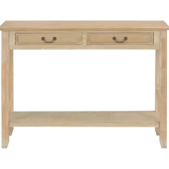 vidaXL Wandtafel 110x35x80 cm hout