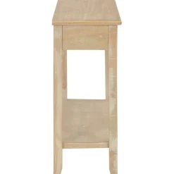 vidaXL Wandtafel 110x35x80 cm hout