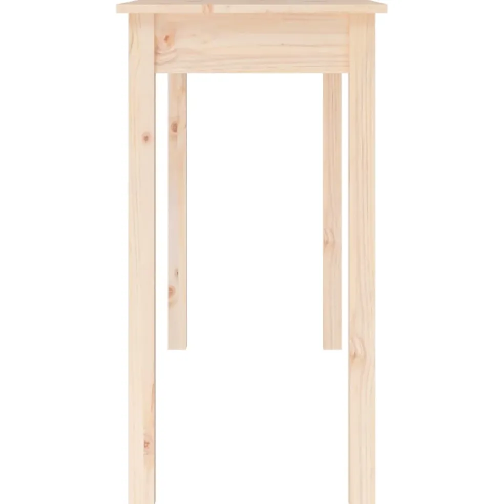 vidaXL Wandtafel 110x40x75 cm massief grenenhout