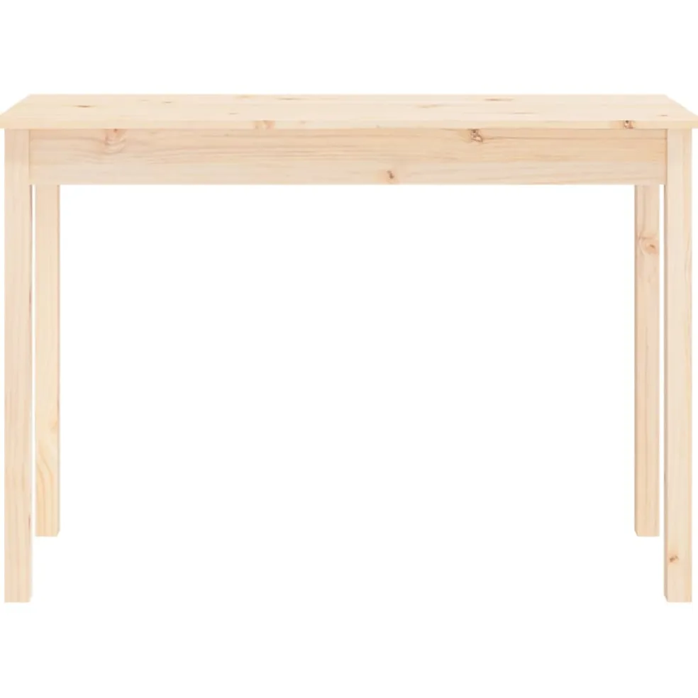 vidaXL Wandtafel 110x40x75 cm massief grenenhout