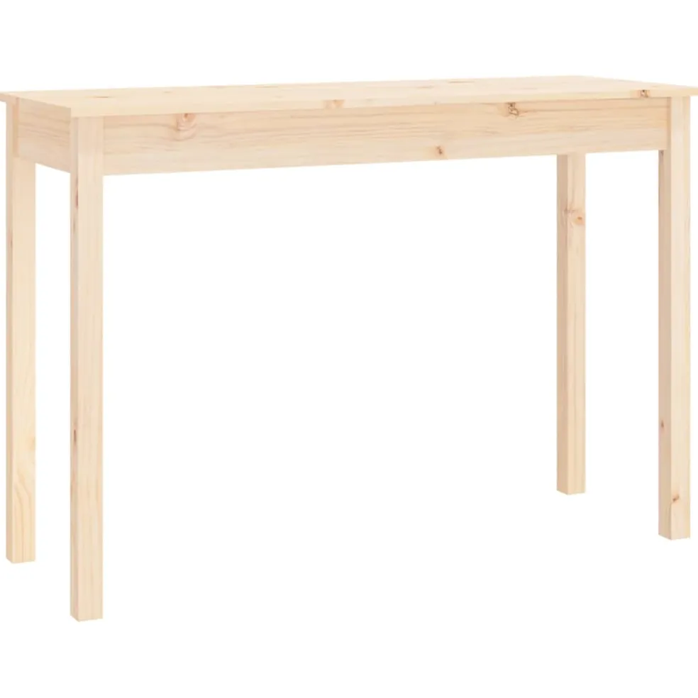 vidaXL Wandtafel 110x40x75 cm massief grenenhout