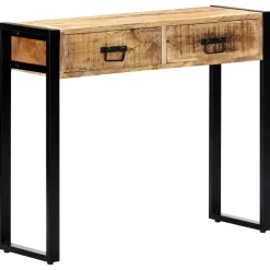vidaXL Wandtafel 90x30x75 cm massief mangohout