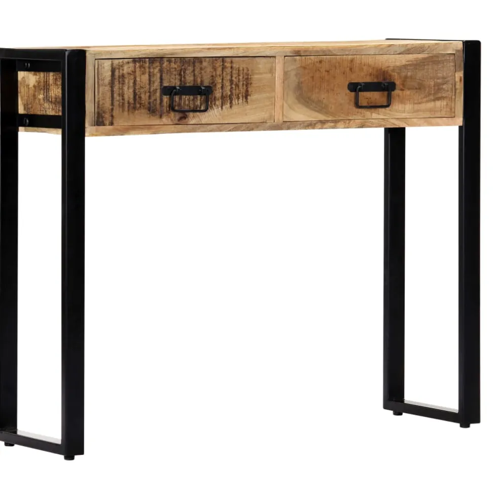 vidaXL Wandtafel 90x30x75 cm massief mangohout
