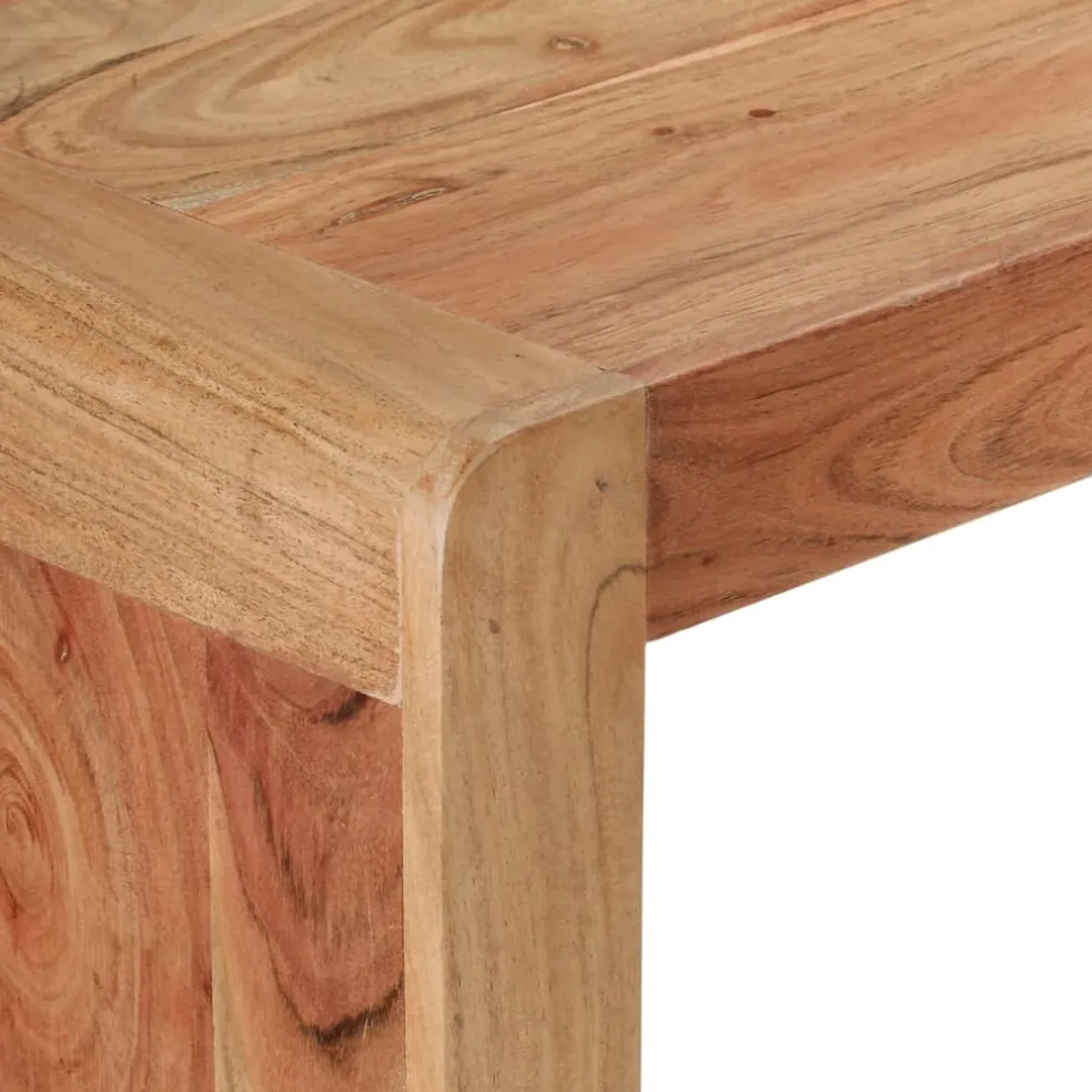 vidaXL Wandtafel 110x30x76 cm massief acaciahout