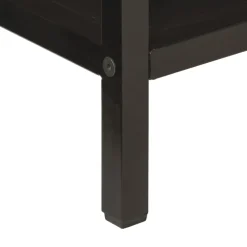 vidaXL Wandtafel 100x35x76 cm massief mangohout en ijzer