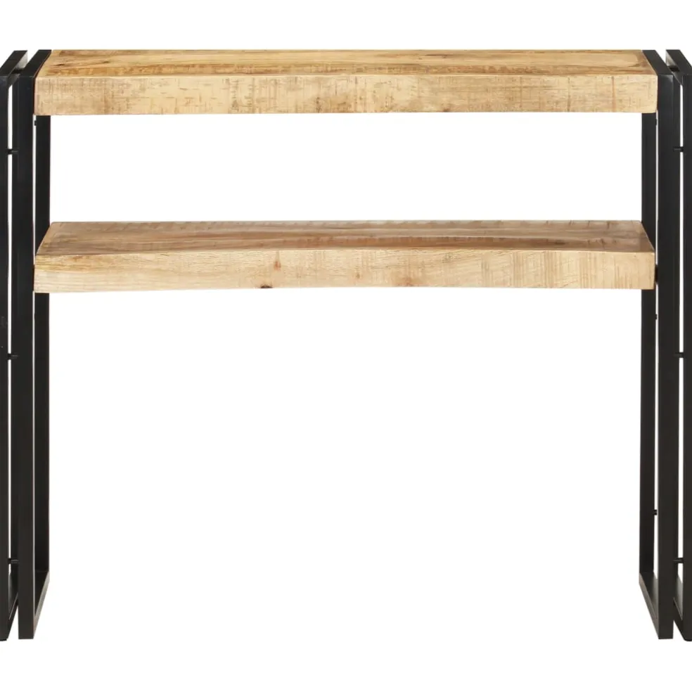 vidaXL Wandtafel 90x30x75 cm ruw mangohout