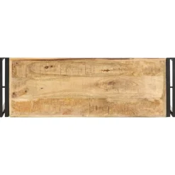 vidaXL Wandtafel 90x30x75 cm ruw mangohout