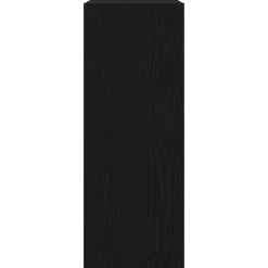 vidaXL Wandtafel Zwart Eiken 78 x 30 x 80 cm Bewerkt hout